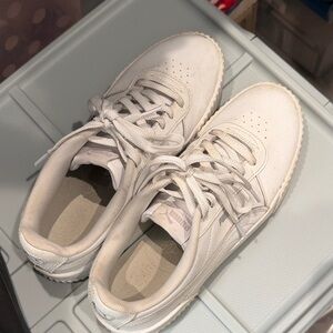 Puma Off-White Athletic Shoes women’s size 7.5 gently used